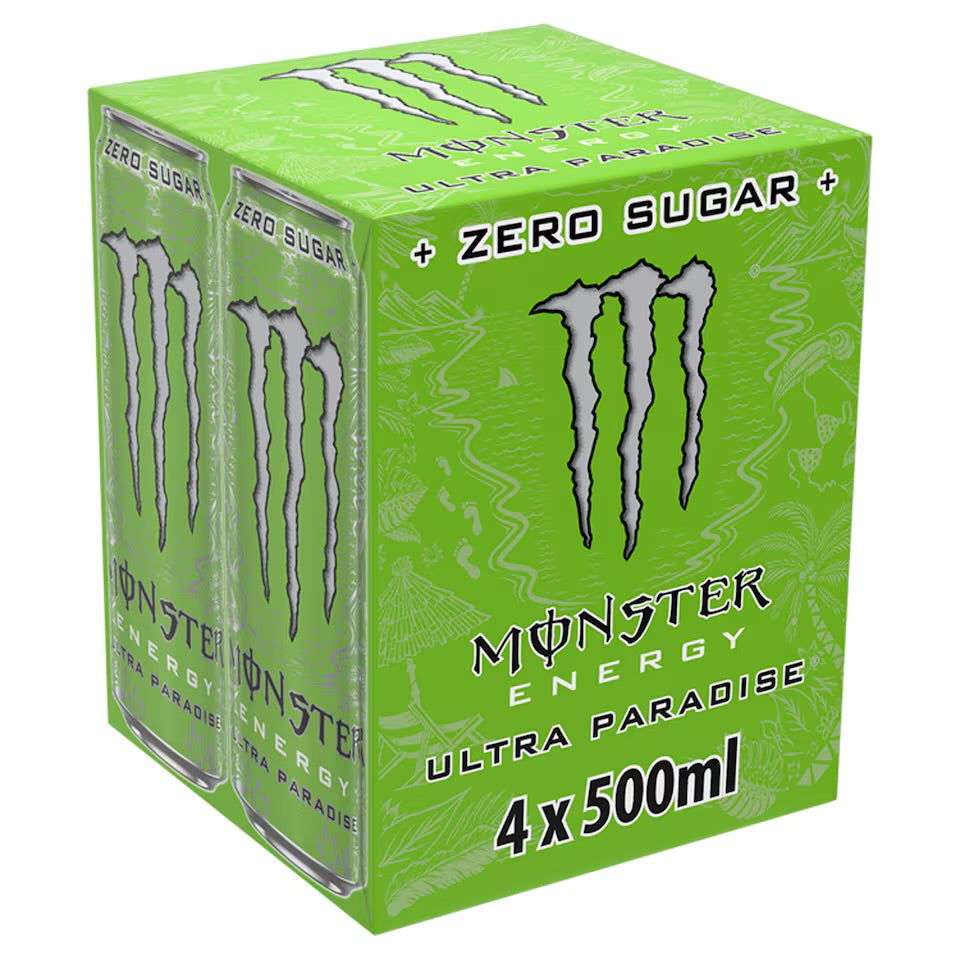 Monster Energy 4 packs