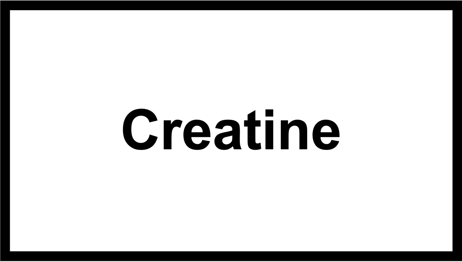 Creatine