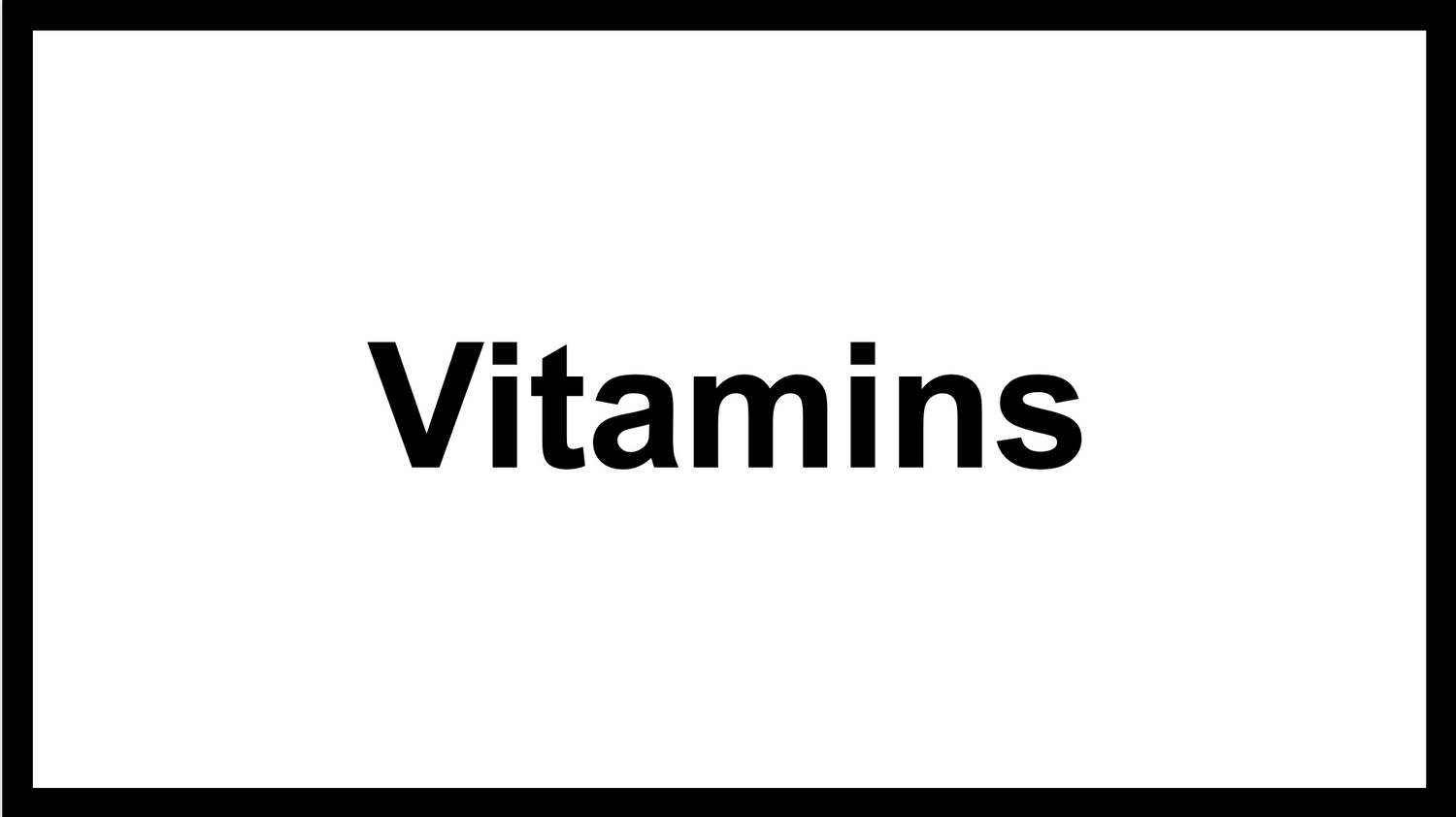 Vitamins