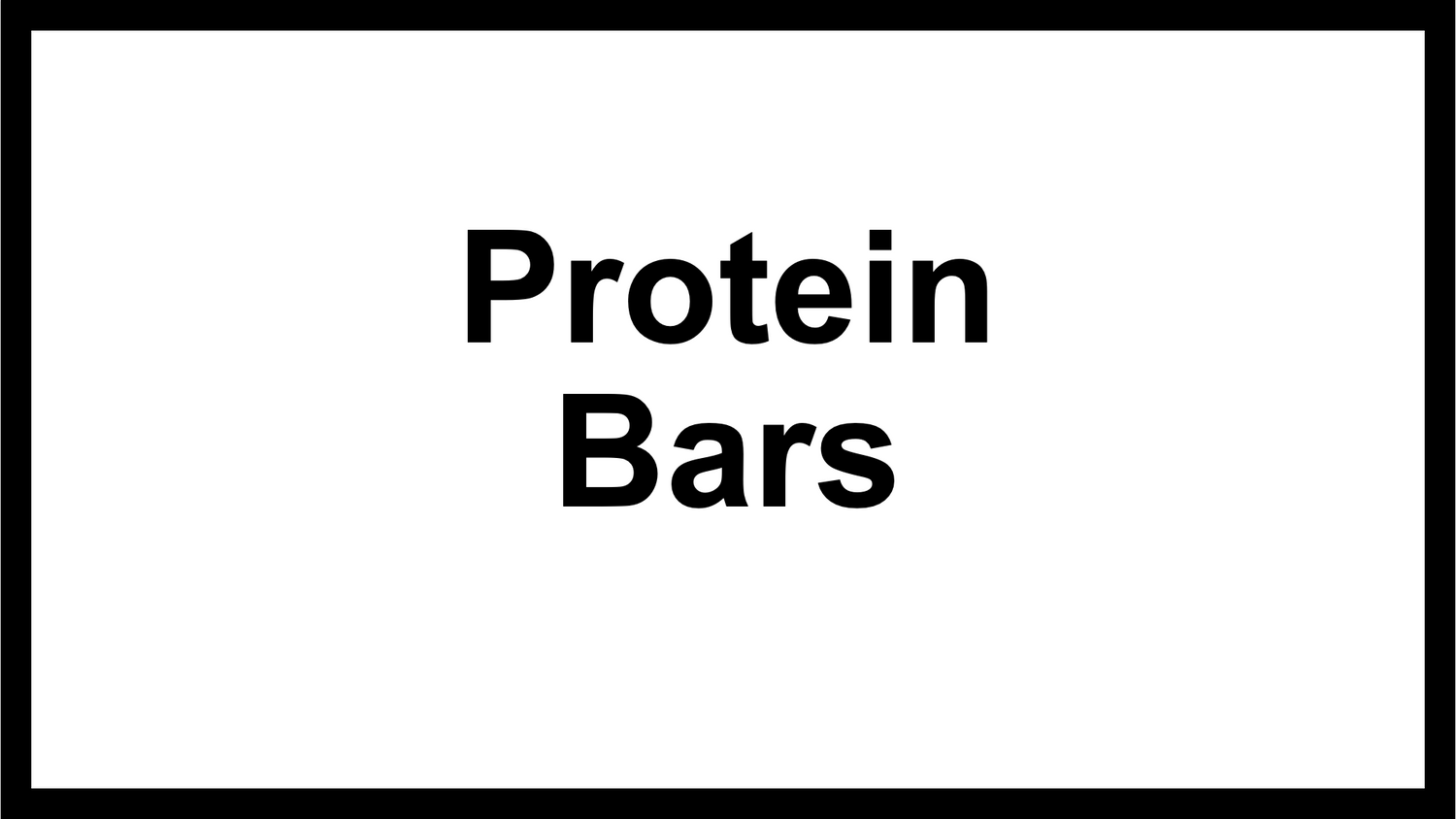 Protein Bars