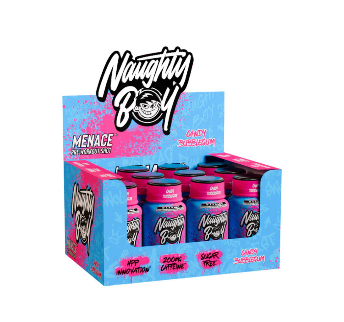 Naughty Boy Pre Workout shots
